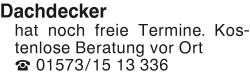 Vorschaubild der Anzeige, (Id: 2082709)