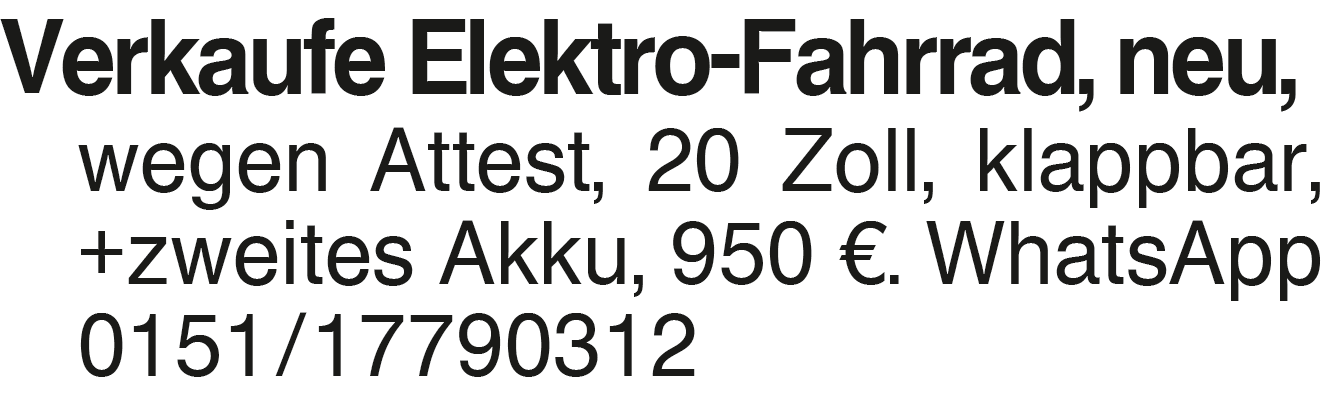Vorschaubild der Anzeige, (Id: 2078920)
