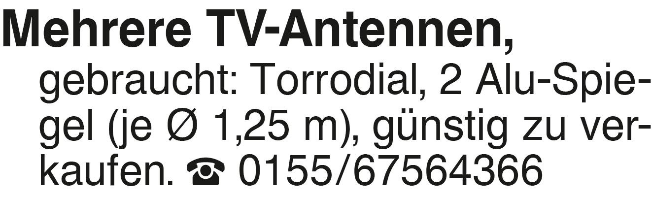 Vorschaubild der Anzeige, (Id: 2081673)