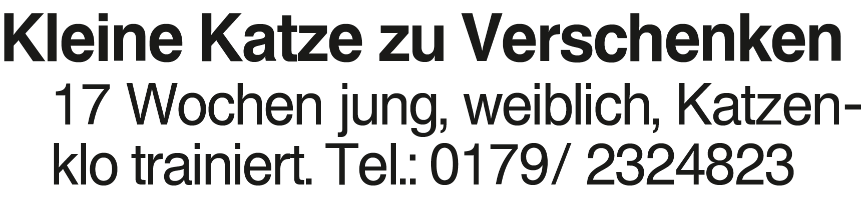Vorschaubild der Anzeige, (Id: 2084792)