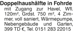 Vorschaubild der Anzeige, (Id: 2088415)
