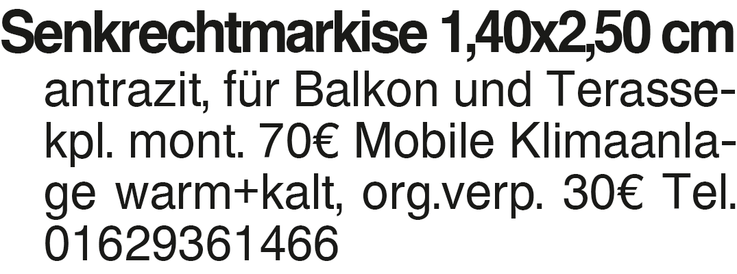Vorschaubild der Anzeige, (Id: 2088451)